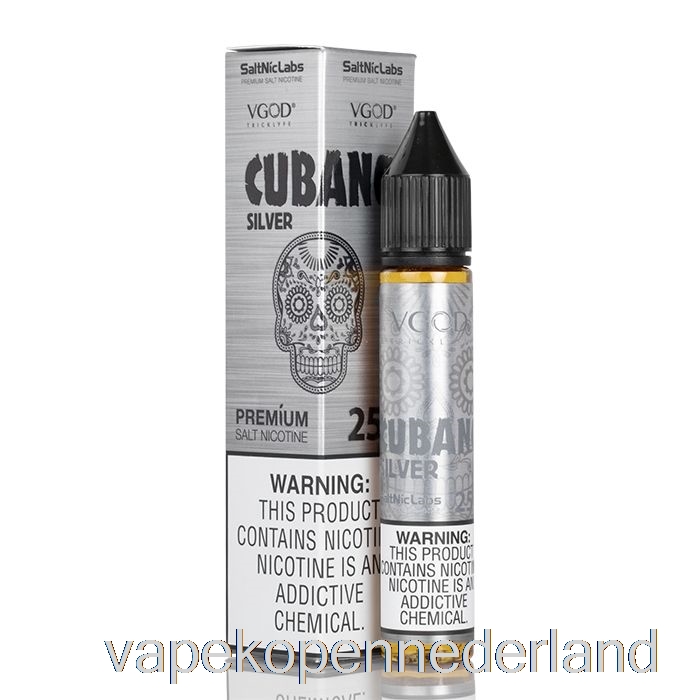 Elektronische Sigaret Vape Cubano Zilver - Vgod Saltnic - 30ml 50mg